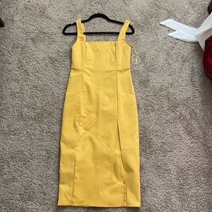 Laying Low MIDI Dress Mustard